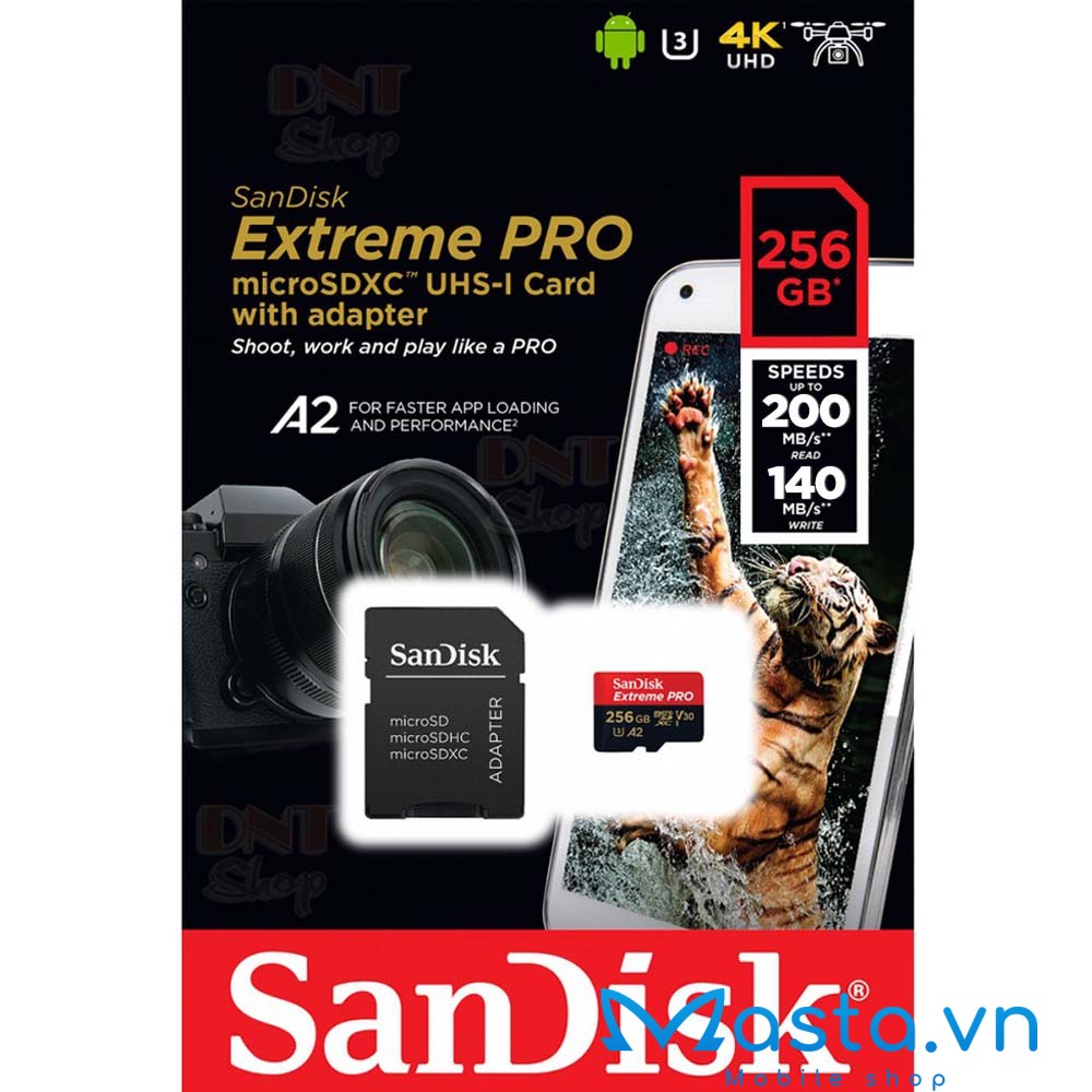 the-nho-microsdxc-sandisk-extreme-pro-v30-a2-256gb-200mb-s-sdsqxcd-256g-gn6ma