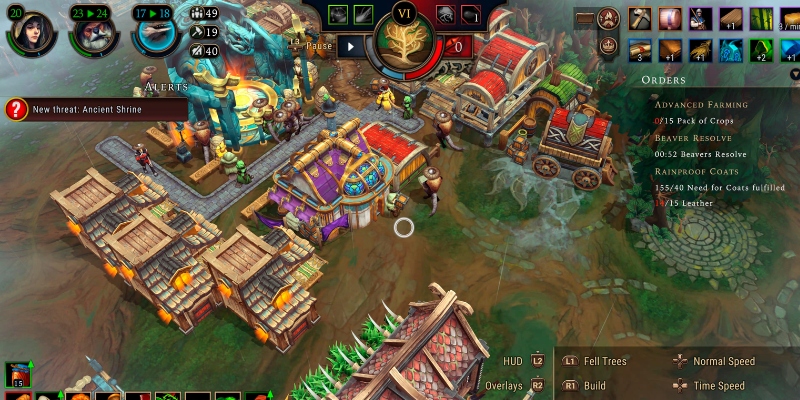 Các công trình và nhân vật được thiết kế chi tiết