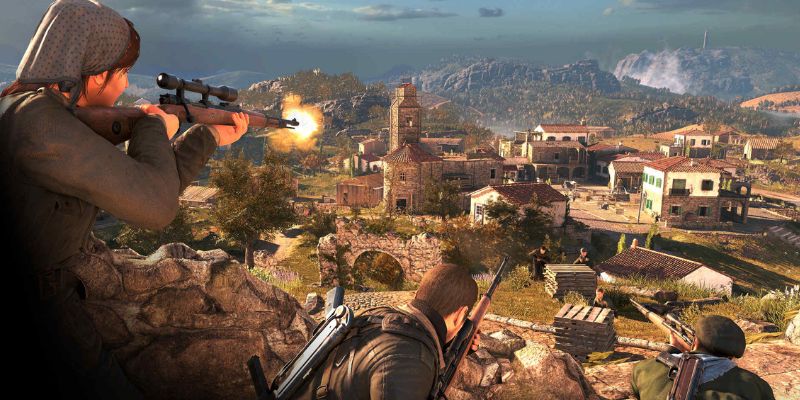 Nhiều vị trí cao cho phép bắn tỉa từ xa